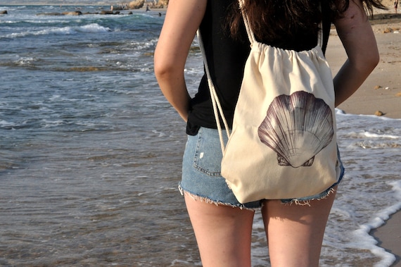 Beach Sack Bag Ocean Sack Bag Cotton Sack Bag Shopping Sack -  Israel