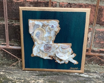 State Oyster Shell Painting