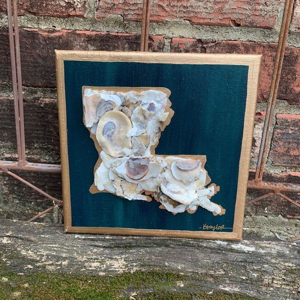 State Oyster Shell Painting