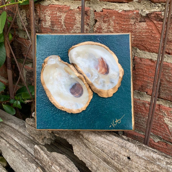 Oyster Shell Art Etsy