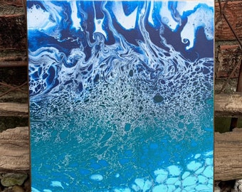 Acrylic pour / fluidity painting