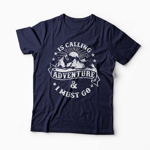 Adventure is Calling Shirt, Hiking Shirt, Explore Mountains Shirt
