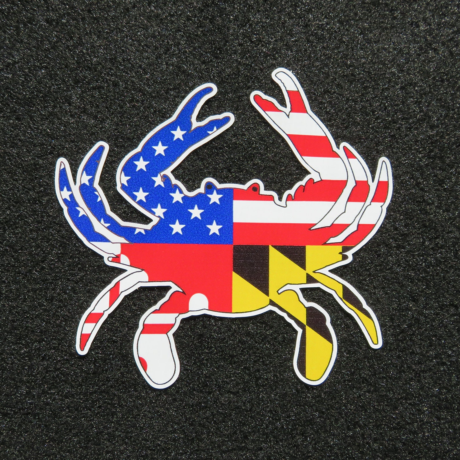 USA Maryland Flag Crab 4 Decal - Etsy