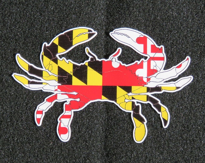 Maryland Flag Home With Crab 6 Decal - Etsy