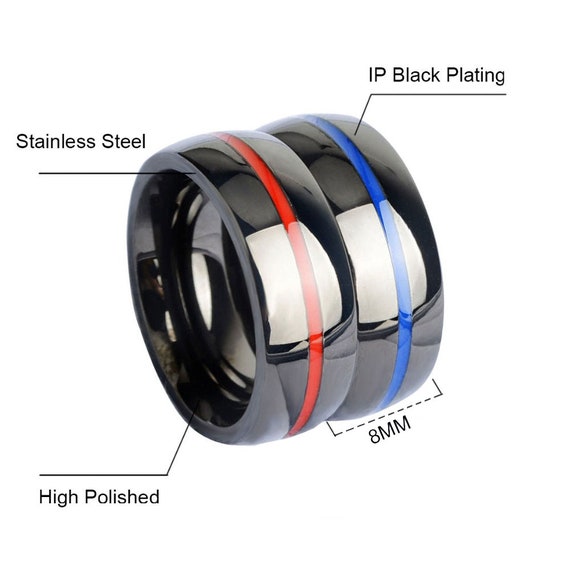 Thin white hotsell line ring