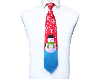 Snowman Necktie