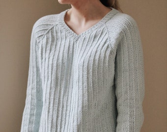 Neve Pullover Knitting Pattern - PDF instant digital download