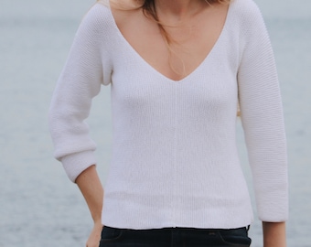 Celia Sweater Knitting Pattern - PDF instant digital download