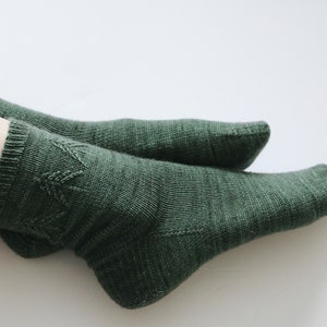 Spruce Socks Knitting Pattern PDF instant digital download image 10