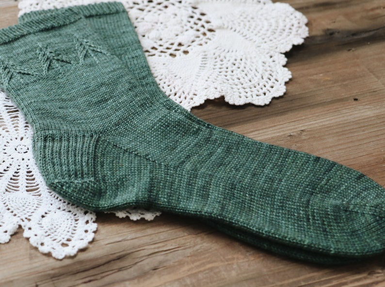 Spruce Socks Knitting Pattern PDF instant digital download image 4