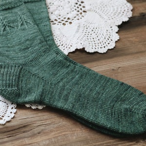 Spruce Socks Knitting Pattern PDF instant digital download image 6