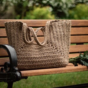 Cove Crochet Tote Bag Pattern PDF instant digital download image 2