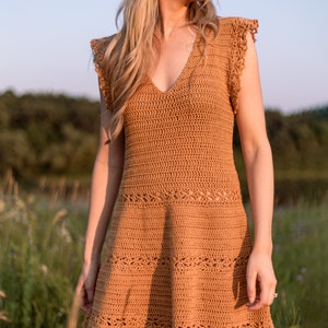 Golden Hour Sun Dress Crochet Pattern PDF instant digital download image 9