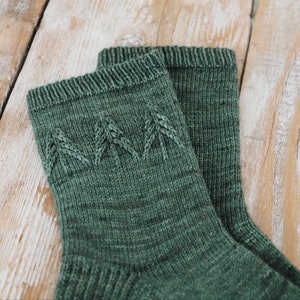 Spruce Socks Knitting Pattern PDF instant digital download image 9