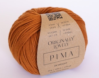 Pima Cotton DK Yarn: Luxurious Soft Fiber