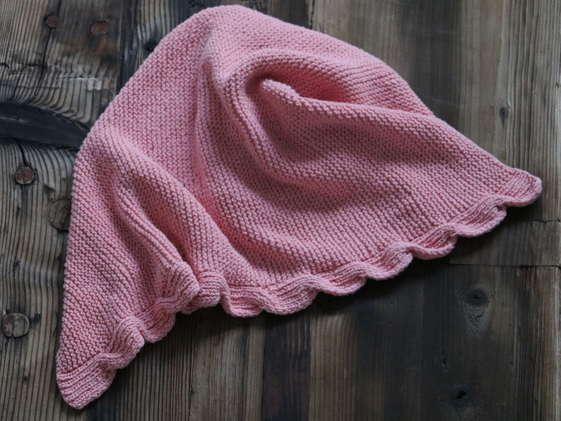 Lola Baby Blanket Knitting Pattern PDF instant digital download image 2