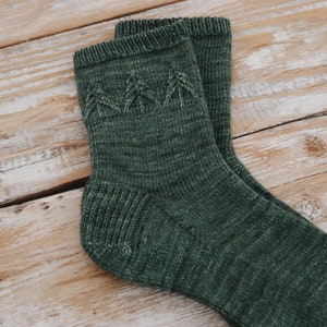 Spruce Socks Knitting Pattern PDF instant digital download image 3