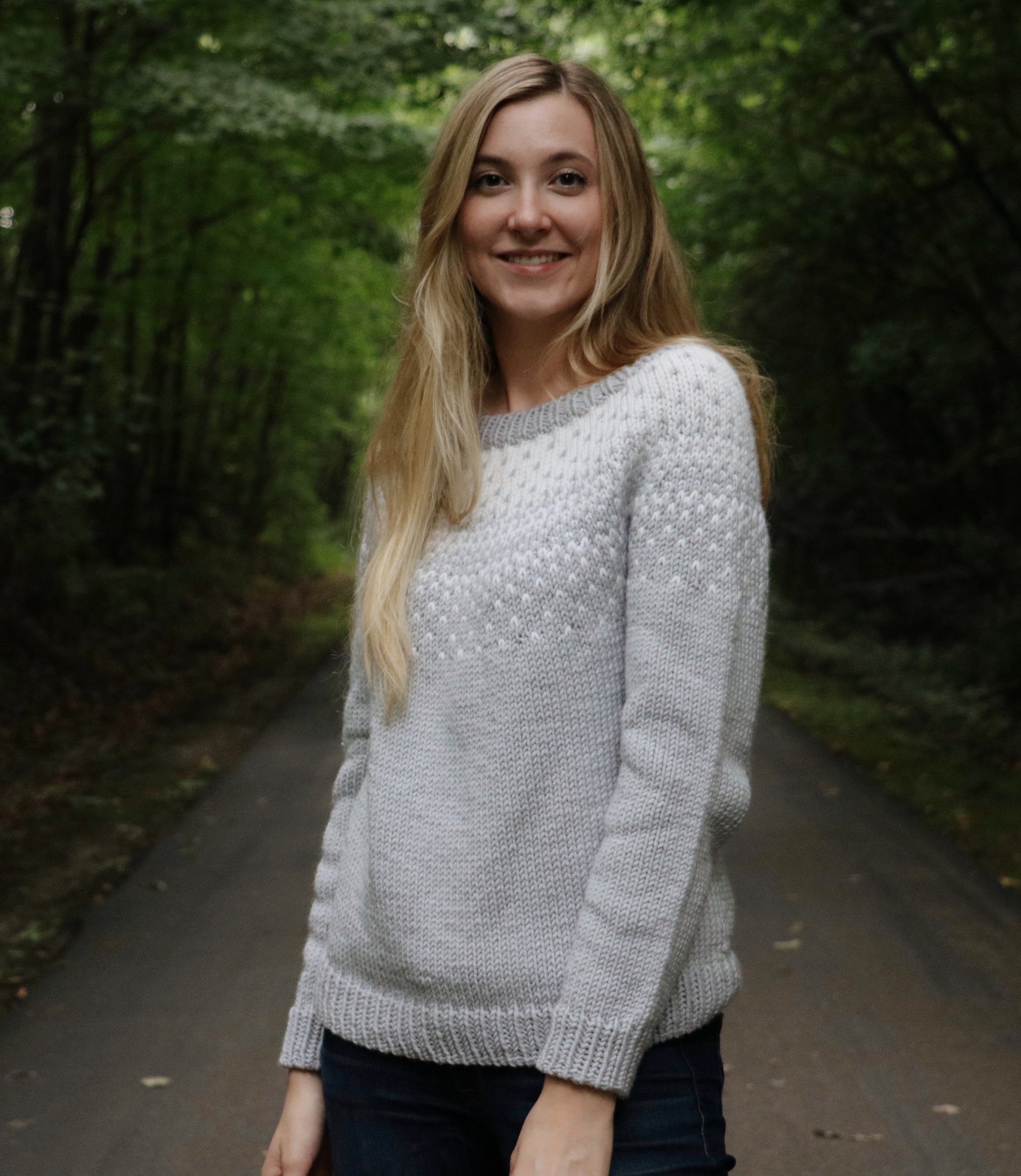 Snowfall Sweater Knitting Pattern - PDF Instant Digital