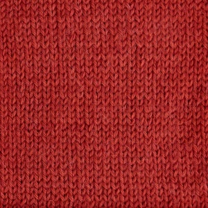 May include: Close-up of a red knitted fabric with a textured pattern.