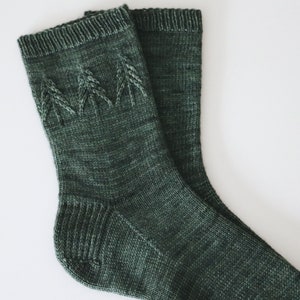 Spruce Socks Knitting Pattern PDF instant digital download image 8