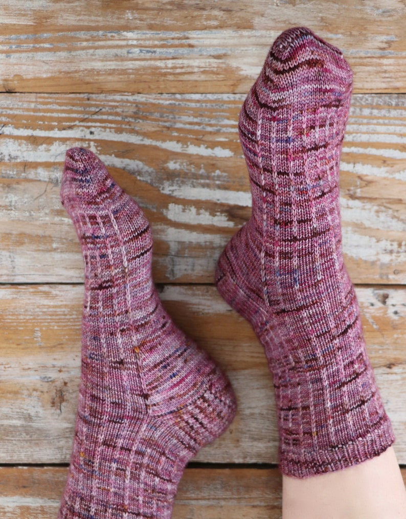 Solstice Socks Knitting Pattern PDF instant digital download image 7