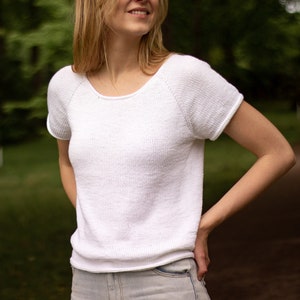 Perfect T-Shirt Knitting Pattern PDF instant digital download image 7