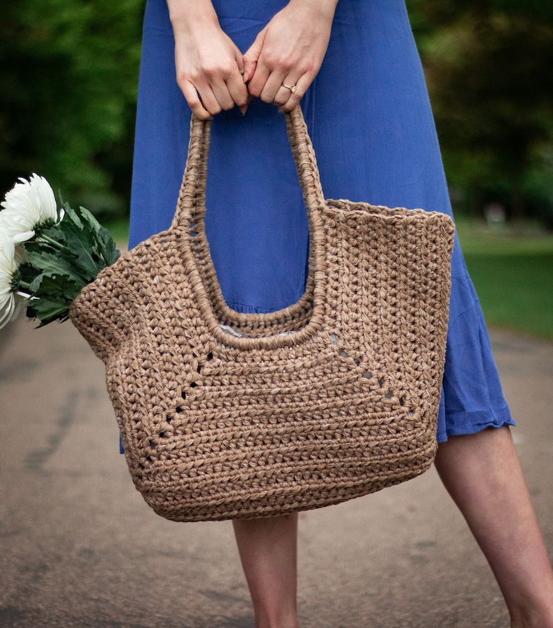 Cove Crochet Tote Bag Pattern PDF instant digital download image 6