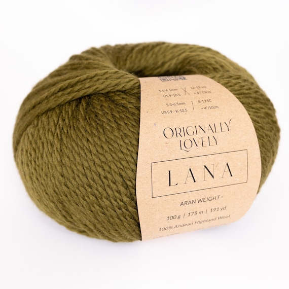 Andean Highland Wool Yarn: Aran Weight, Non-Superwash