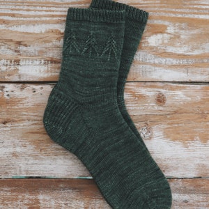 Spruce Socks Knitting Pattern PDF instant digital download image 5