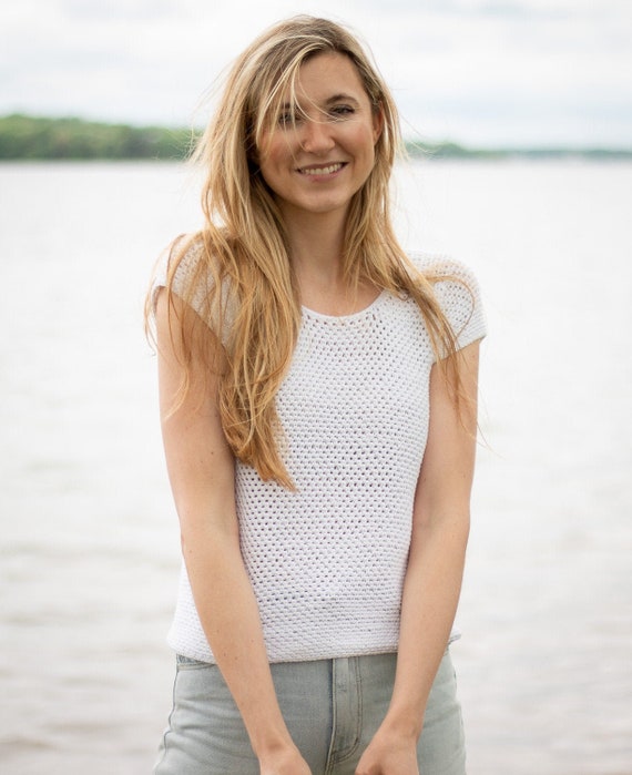 Crochet T-Shirt Pattern: Classic Tee, Raglan Top (PDF Pattern)