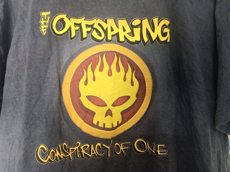 Vintage The Offspring tee shirt Conspiracy of one promo album large size