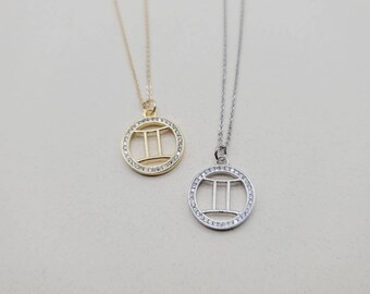 Gemini Necklace - Etsy