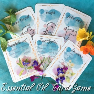 Gioco di carte sugli oli essenziali