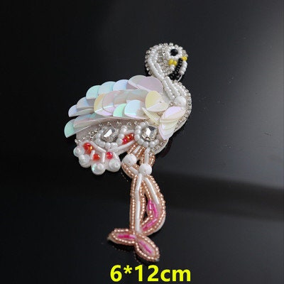 Glitter Sequins Crystal Beaded Crane Bird Butterfly English - Etsy