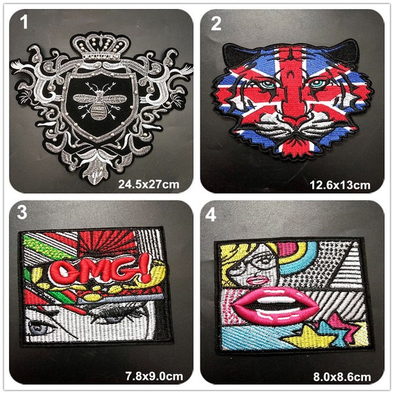 Elephant Sequins Sew On Patches For Clothes DIY Bag Clothing Coat —QY