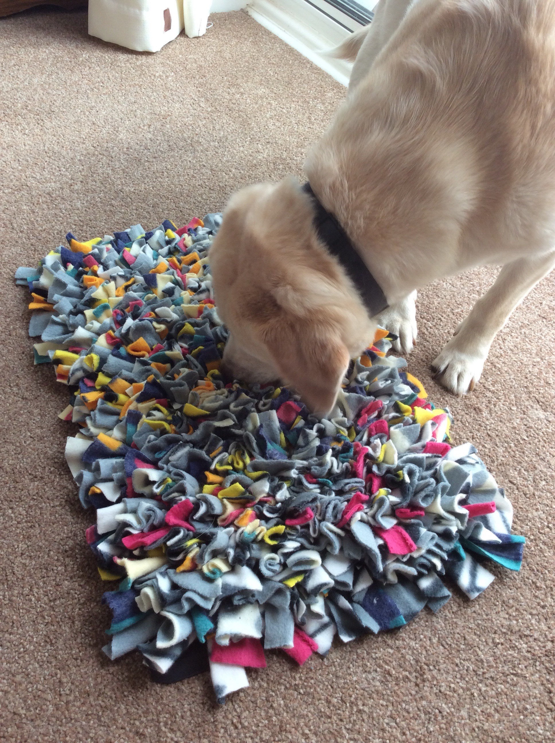 Dog snuffle mat dog treat mat boredom buster toy mental Etsy