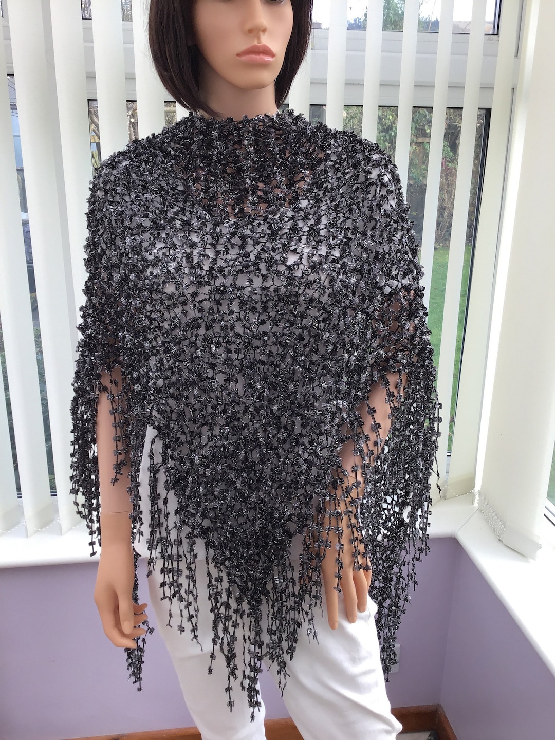 shawl wrap black