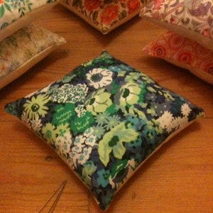 Pin cushion, handmade with Liberty fabrics