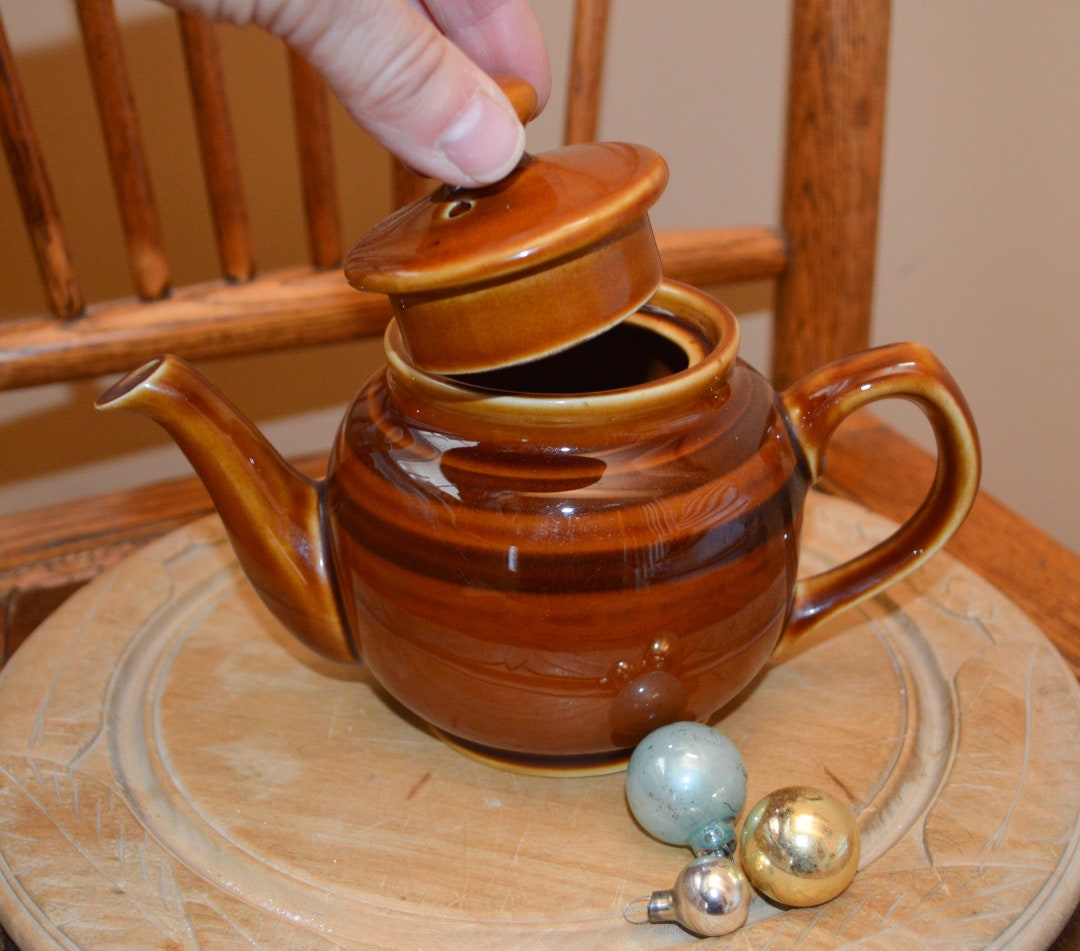 Vintage Sadler Brown Betty Teapot, Sadler England, 2 Cup/500 Ml, 1950s