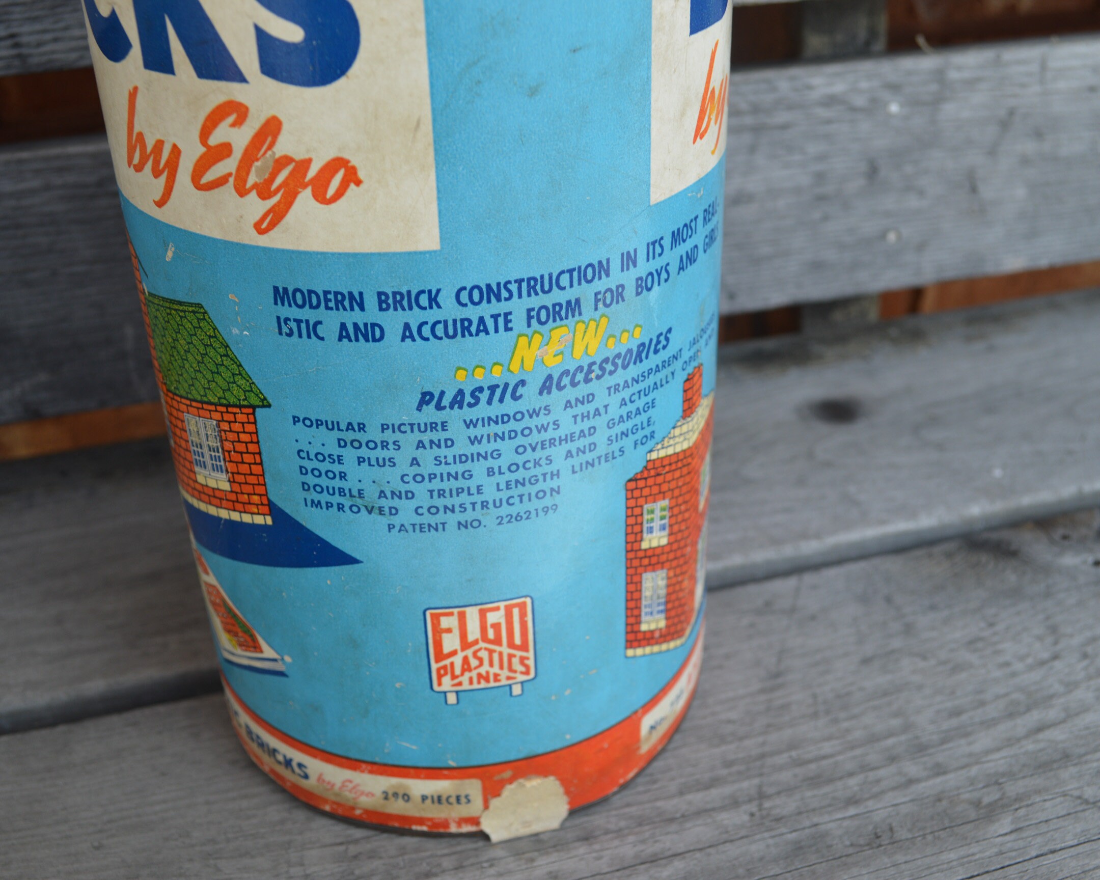 Vintage Elgo American Plastic Bricks, Halsam No 725, 1950s Lego, Boys ...