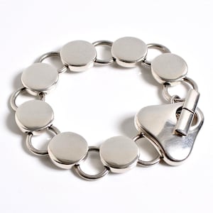 Vintage Georg Jensen link bracelet designed by Regitz Overgaard