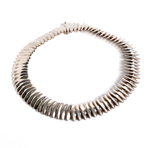 Hans Hansen Silver Necklace designed by Bent Gabrielsen