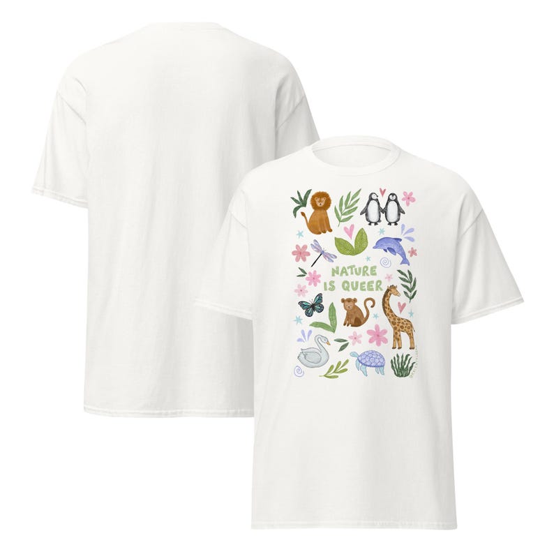Nature is queer t-shirt