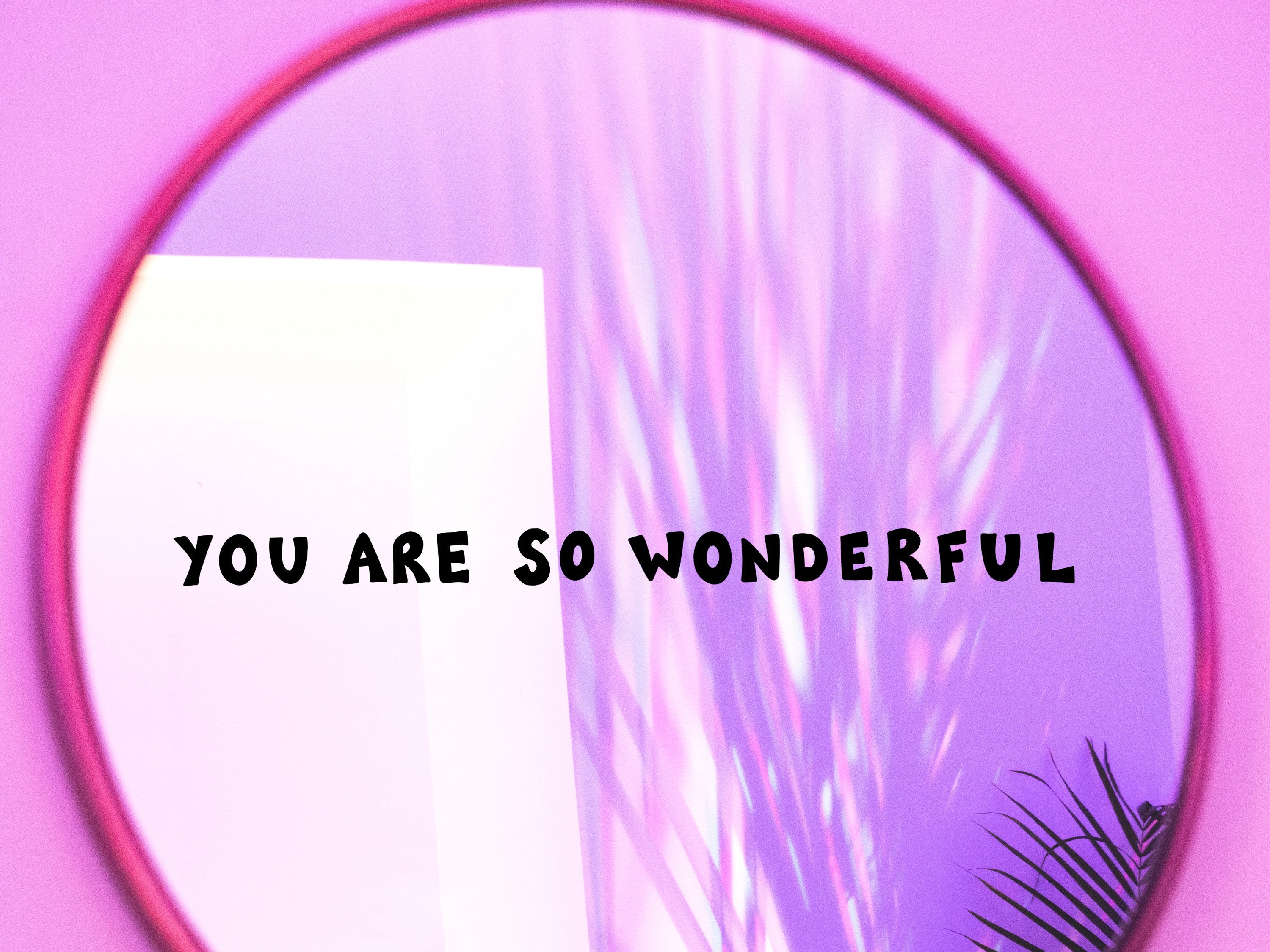 Self love mirror decal / positive affirmations / mirror Etsy