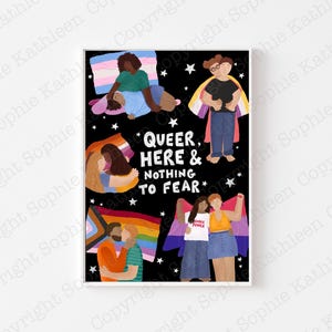 Queer Pride Art Print: LGBTQ+ Illustration Print