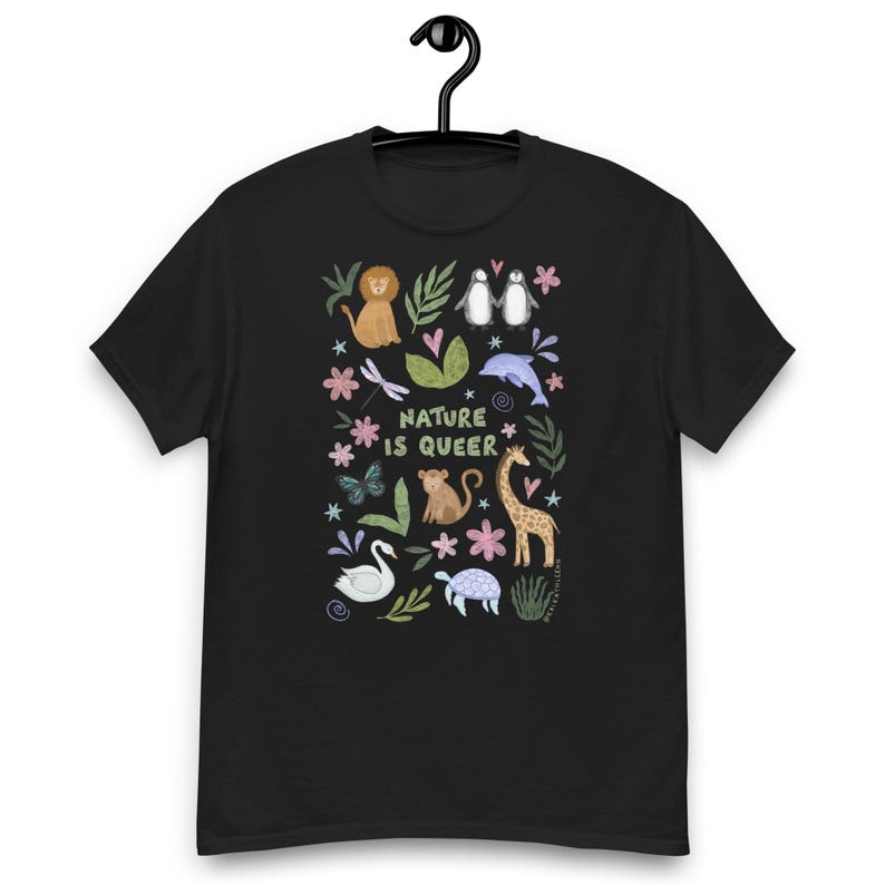Nature is queer t-shirt
