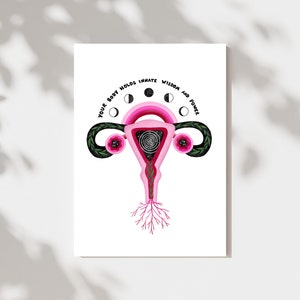 Carte de vœux for Sale avec l'œuvre « Récupération chirurgicale d' hystérectomie de l'utérus Deletus » de l'artiste IntegrityDesign