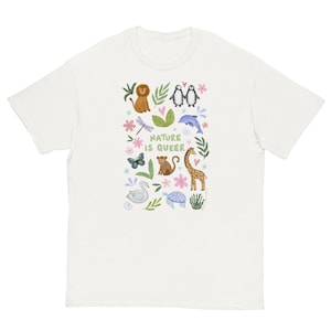 Nature is queer t-shirt