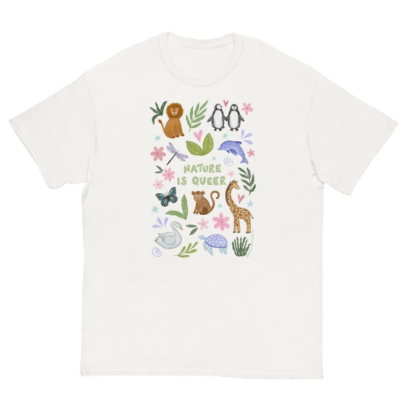 Nature is queer t-shirt