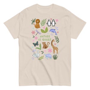 Nature is queer t-shirt